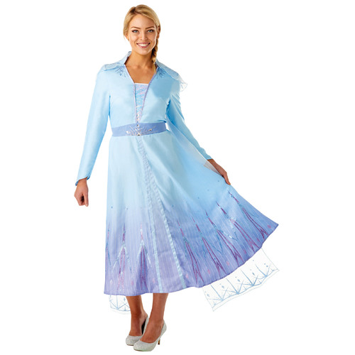 Disney Elsa Deluxe Frozen 2 Adult Womens Dress Up Costume - Size L