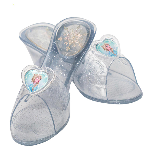 Disney Frozen 2 Size 3+ Girls Princess Elsa Jelly Shoes Costume