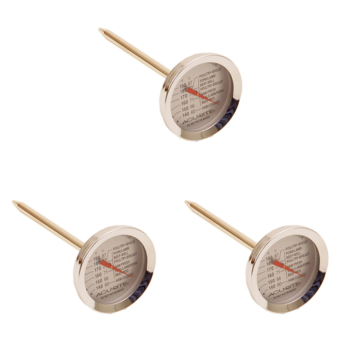 3PK Acurite Dial Style Meat Thermometer Celsius Home Kitchen Cooking