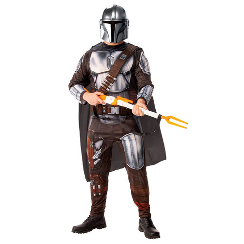 Star Wars Mandalorian Deluxe Mens Dress Up Costume - Size Std