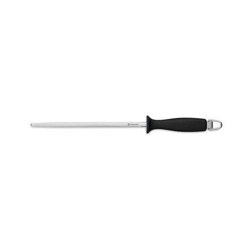 Wusthof Honing Steel Sharpening Rod Stick Black 23cm