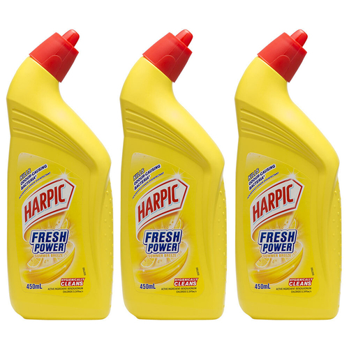 3PK Harpic Fresh Power 450ml - Summer Breeze