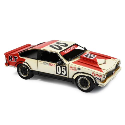 Boyle 1978 Torana Bathurst Metal Car Ornament 27x8cm - Red