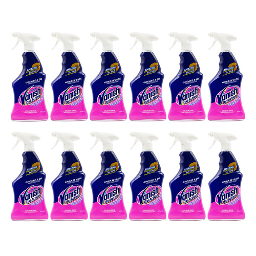 12PK Vanish Preen Ultra Degreaser Fabric Stain Remover 375ml