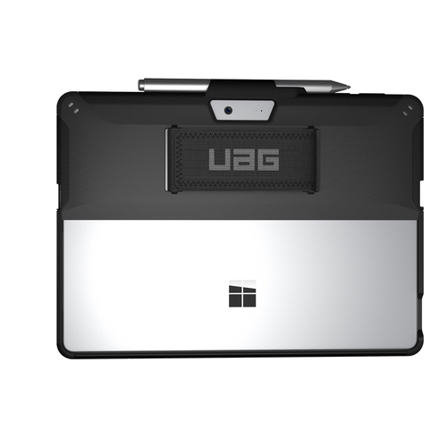 Urban Armour Gear Scout Case w/ Hand Strap For Surface Go 1/2/3/4 - Black