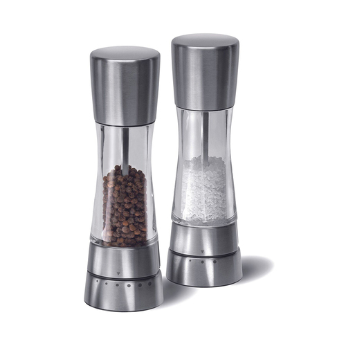 Cole & Mason Derwent Salt & Pepper Mill Gift Set - Silver