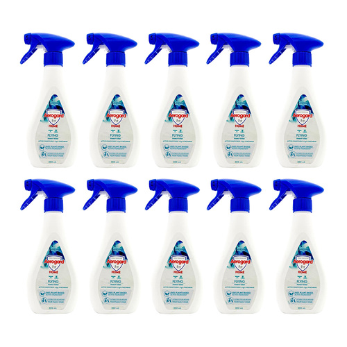 10PK Aerogard Plant Based Home Flying Insect Killer Spray 300ml