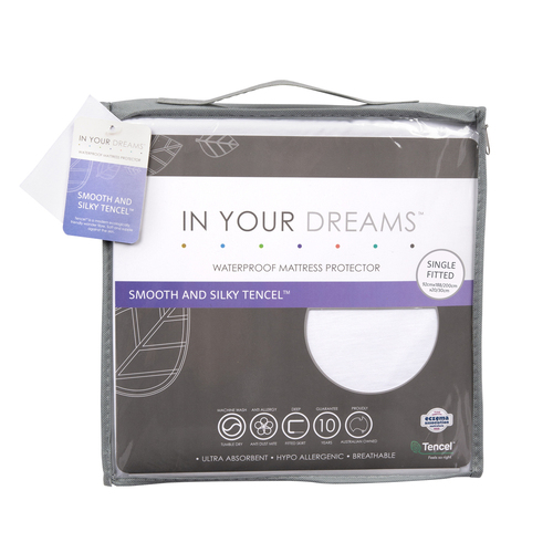 In Your Dreams Single Silky Tencel Mattress Protector