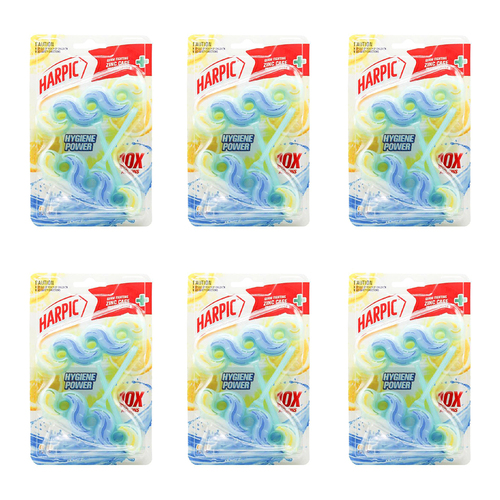 12pc Harpic Toilet Cage Hygiene Power Bath Bowl Cleaner 100g - Citrus