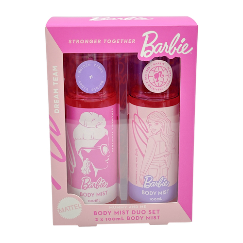 2pc Barbie Mummy & Me Range Body Mist Duo Set 100ml 6y+