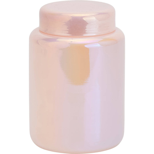 Annabel Trends Glass Opal Jar Storage Large Fairyfloss Pink