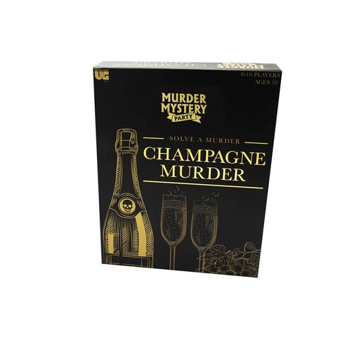 Murder Mystery Party Game Champagne Murder Interactive Toy 18+