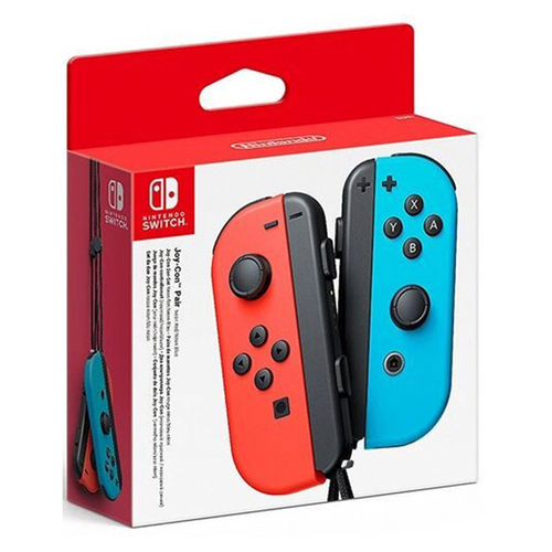 Nintendo SWI Joy-Con Pair Controller Neon Red/Light Blue Game Accesories