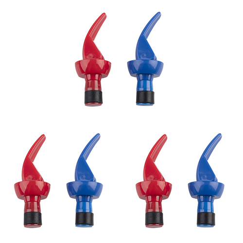 3x 2pc Appetito Bottle Stoppers Home Kitchen Cooking Red/Blue