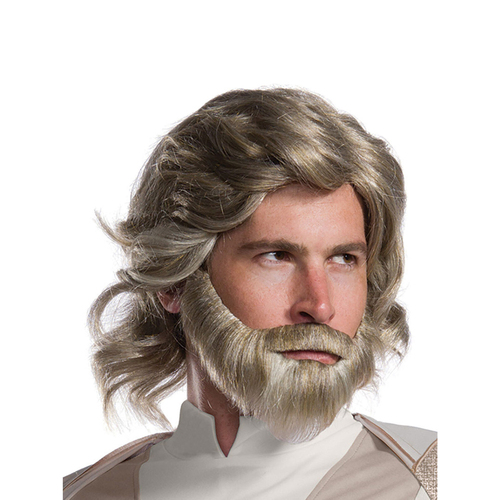 Star Wars Luke Skywalker The Last Jedi Wig Costume Accessory Adult