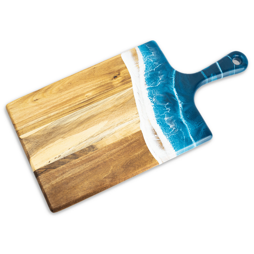 Lynn & Liana Acacia Ocean Vibes Wooden Cheese Board Large