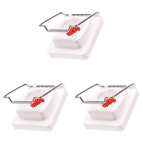 3PK Appetito Egg Slicer/Pricker Home Kitchen Cooking White