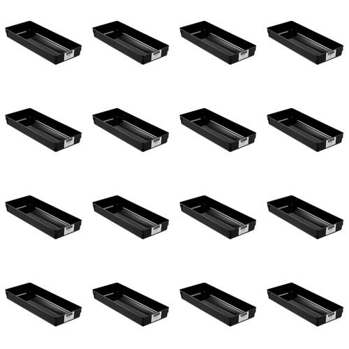 16PK Boxsweden Drawer Organiser Tray Rectangle 38x15cm - Assorted