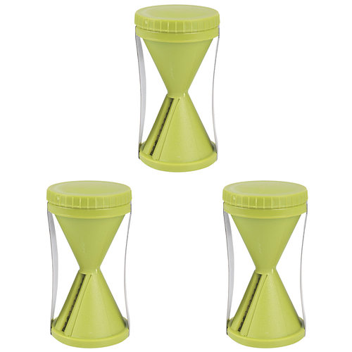 3PK Appetito Spiral Vegetable Slicer Home Kitchen Cooking Green