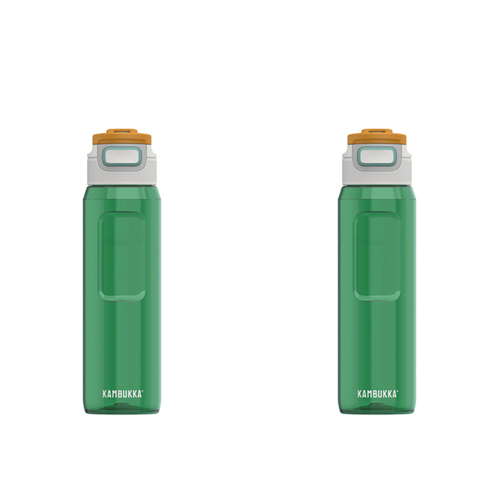 2PK Kambukka Elton Tritan 1000ml Drinking Bottle - Olive Green