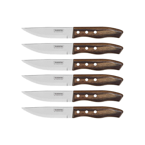 6pc Tramontina Rio Grande Steak Knife Kitchen Chopping/Cutting Tool