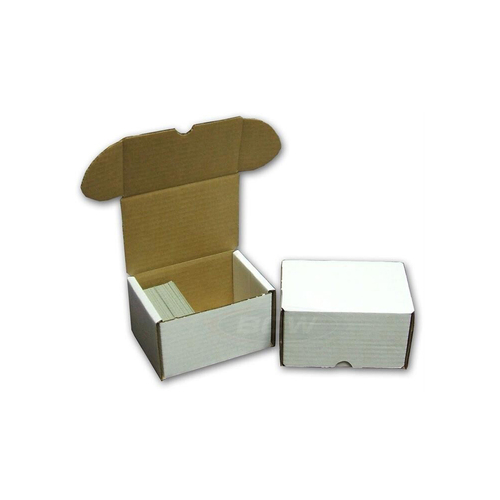 50PK BCW Storage Box Trading Card Organiser Square 15cm - White