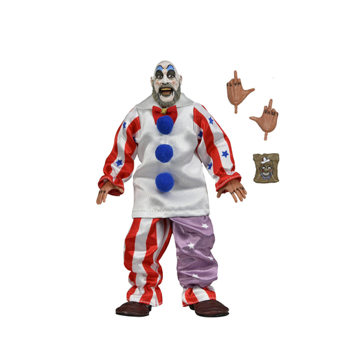 Neca House Of 1000 Corpses Captain Spaulding 8'' Action Figure Toy 17+