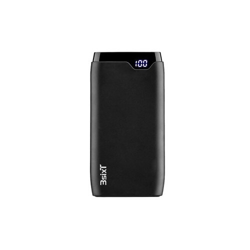 3sixT JetPak 10000mAh Pro LED Power Bank Portable Battery - Black