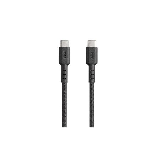 3sixT Tough 1.2m Male USB-C to Type-C V2.0 Cable - Black