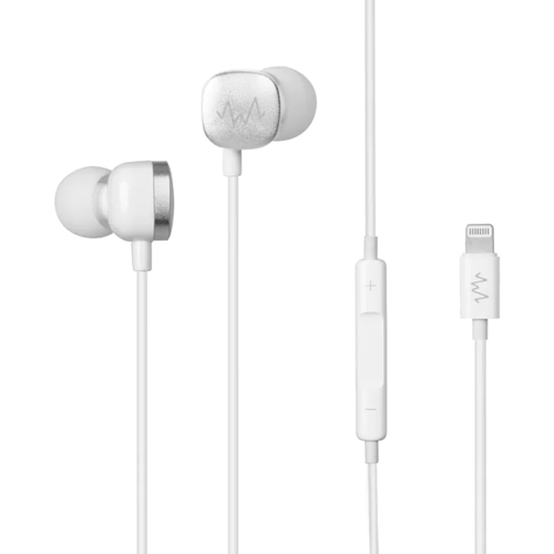 Wave Corded Headphones For Apple iPhone 14 Pro Max - White