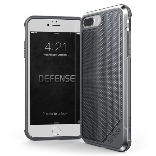 X-Doria Defense Lux Case For iPhone 7/8+ Grey Nylon