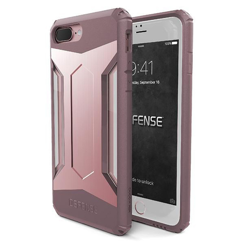 X-Doria Defense Gear Case For Apple iPhone 7/8+ Rose Gold