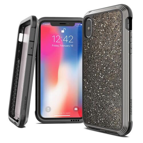 X-Doria Defense Lux Case For iPhone XS Max - Dark Glitter