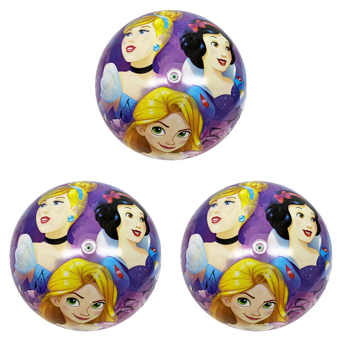 3PK Disney Princess 23cm Ball Catch/Throw Interactive Toy 3y+