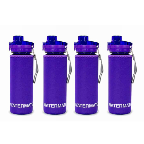 4PK Annabel Trends Watermate Neoprene Drink Bottle Cover - Purple