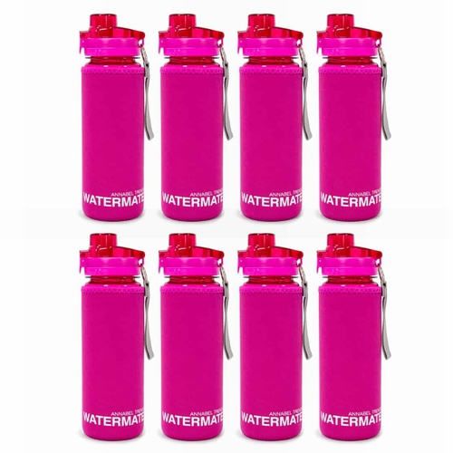 8PK Annabel Trends Watermate Neoprene Drink Bottle Cover - Pink