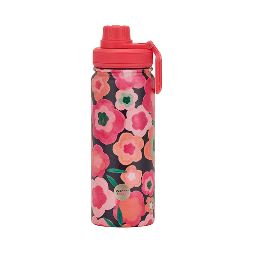 Annabel Trends Watermate 550ml Stainless Steel Bottle Midnight Blooms