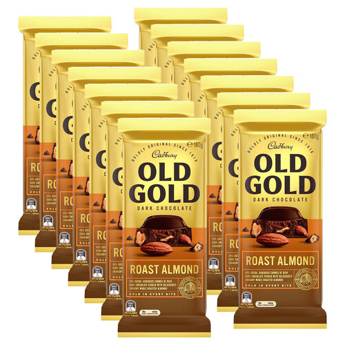 14pc Cadbury Old Gold Roast Almond 180g Chocolate Confectionery