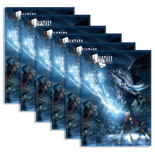 6x 60pc Final Fantasy TCG Trading Card Game Sleeves - Type 0 Ace