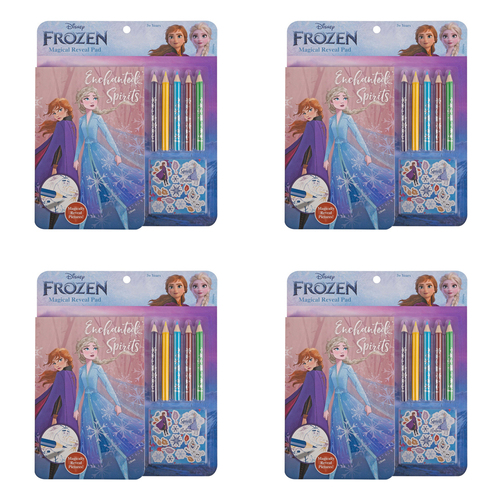 4PK Disney Frozen 2 Magic Reveal Pad Kids Art/Craft 3y+