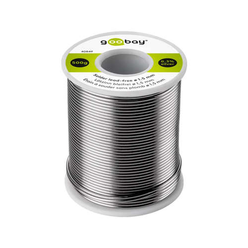 Goobay Solder Lead-Free Welding/Soldering Wire Roll 1.5mm/500g