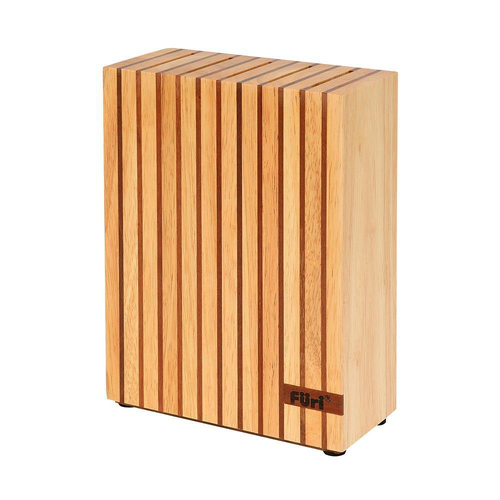 Furi Pro 5-Slot Wood Knife Block Kitchen Utensil Holder