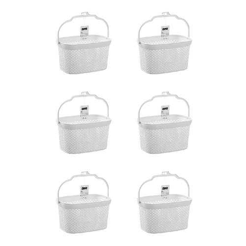 6PK Boxsweden Aero Peg Basket Storage 23.5x14.5cm - Assorted