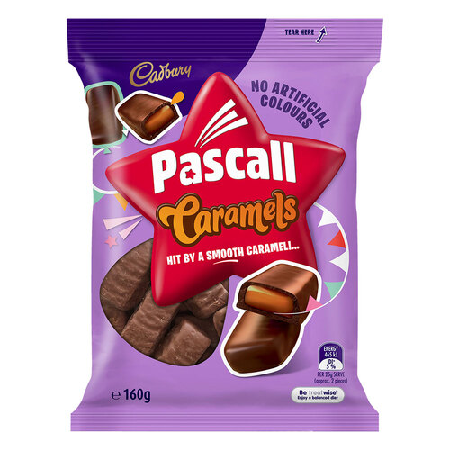 Cadbury 160g Caramels w/ Chocolate