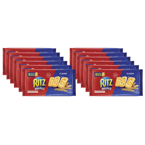 12pc Ritz Breakz Original Savoury Crackers Biscuits 250g