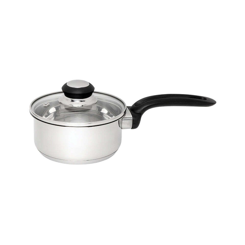 Wiltshire Classic Stainless Steel Glass Lid Saucepan 14cm