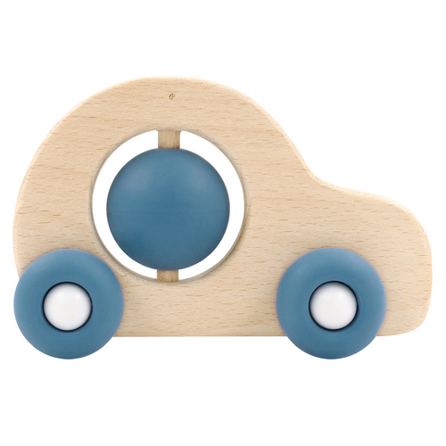 Playground 11cm Push A Long Car Wooden Toy Baby/Infant 6m+