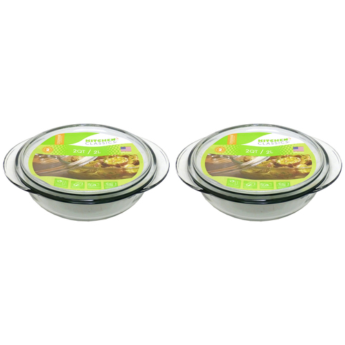 2PK Kitchen Classics Casserole W/ Lid 2L Kitchen Cookware