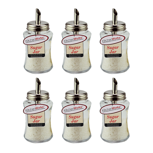 6PK Kitchenworks Sugar Dispenser/Storage Kitchen Accessories