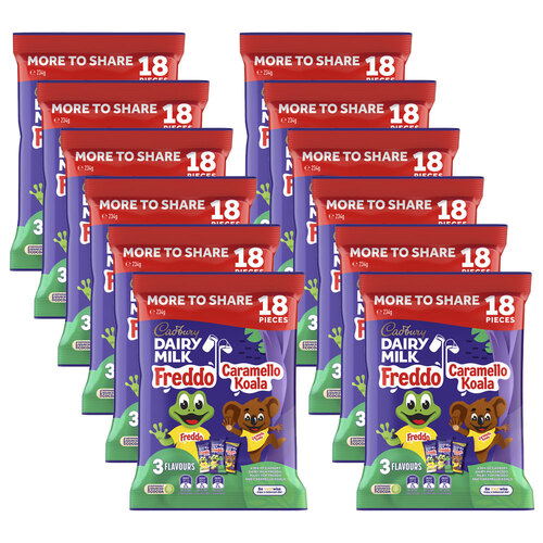 12pc Cadbury Freddo Caramello Koala Sharepack 234g